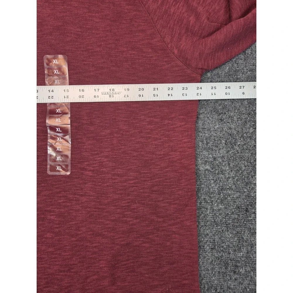 NEW Banana Republic Double Knit Crew Sweater Mens XL Burgundy Shirt